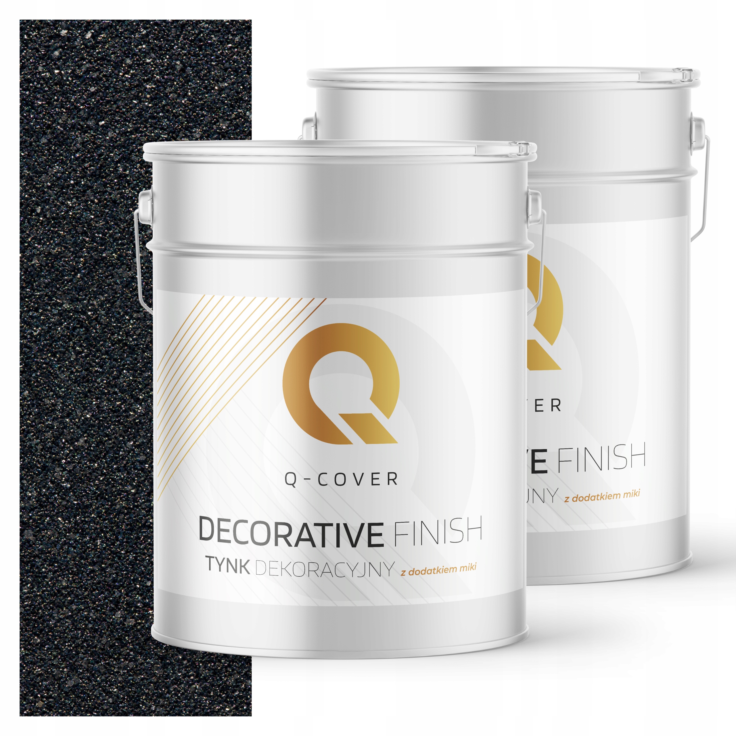 Mozaiková Omítka Jemnozrnná Grafit S Průhledným Pylem D926 15 kg