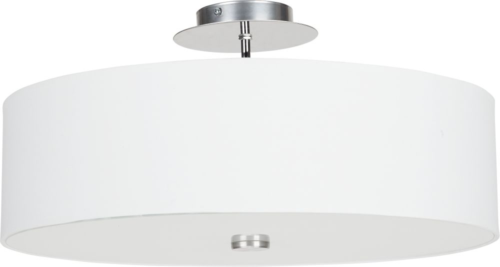 Lampa sufitowa plafon Nowodvorski Viviane white 6391 3xE27 IP20 biała salon