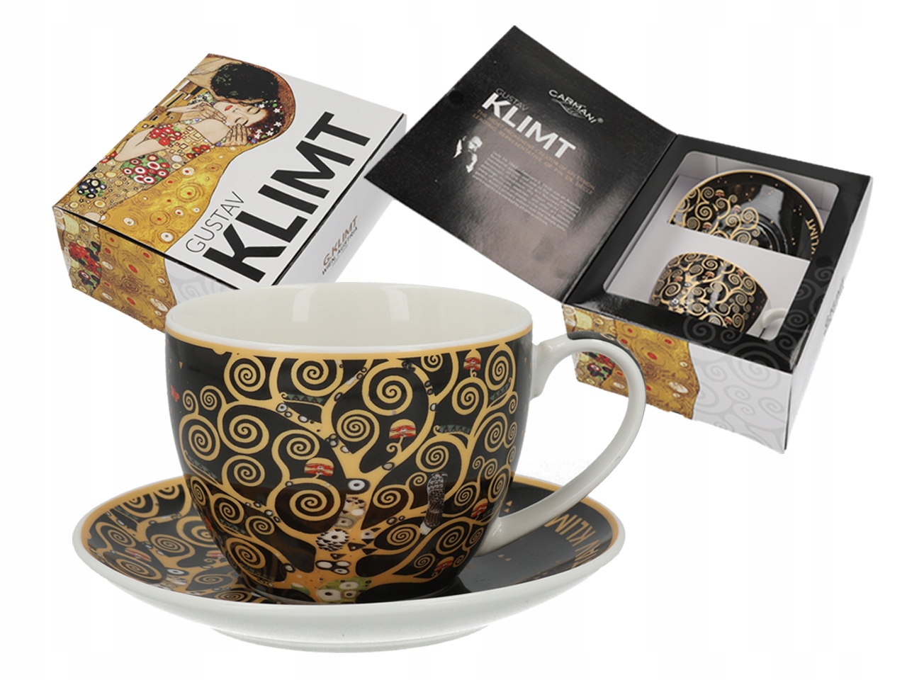 

Filiżanka Ze Spodkiem Carmani G. Klimt Porcelana