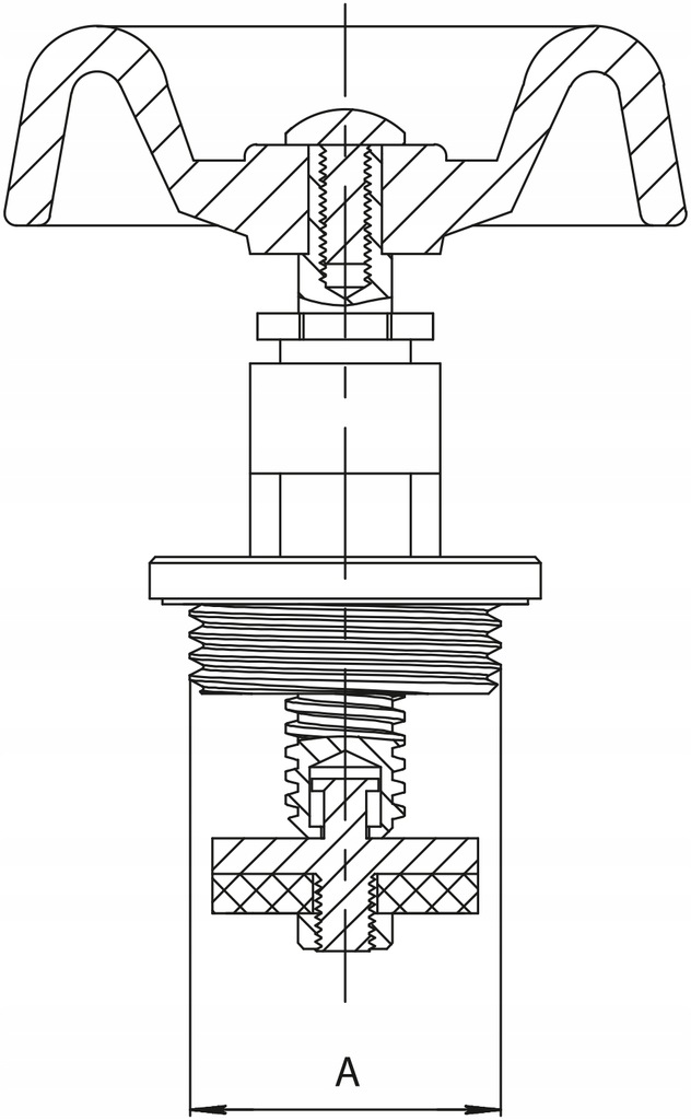 Głowica do zaworu grzybkowego 1/2'' Kod producenta ART.2600GŁ-15