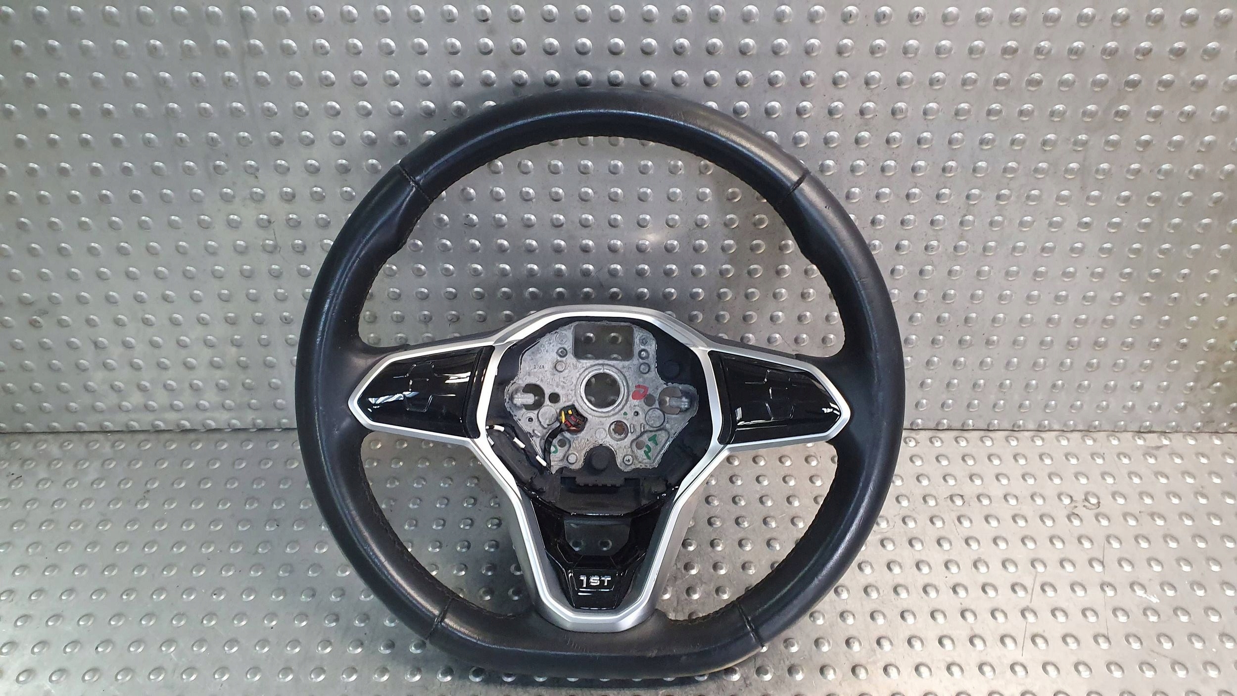 steering wheel, VW ID3 leather MULTIFUNKCJA DOTYK 19- 3G0124