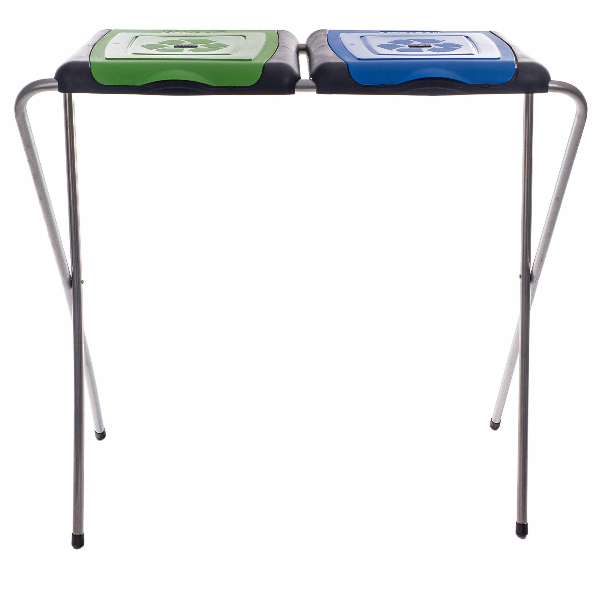 Levně Stojan/stojan na pytle na tříděný odpad ECOselect 2 Zeleno-modrý