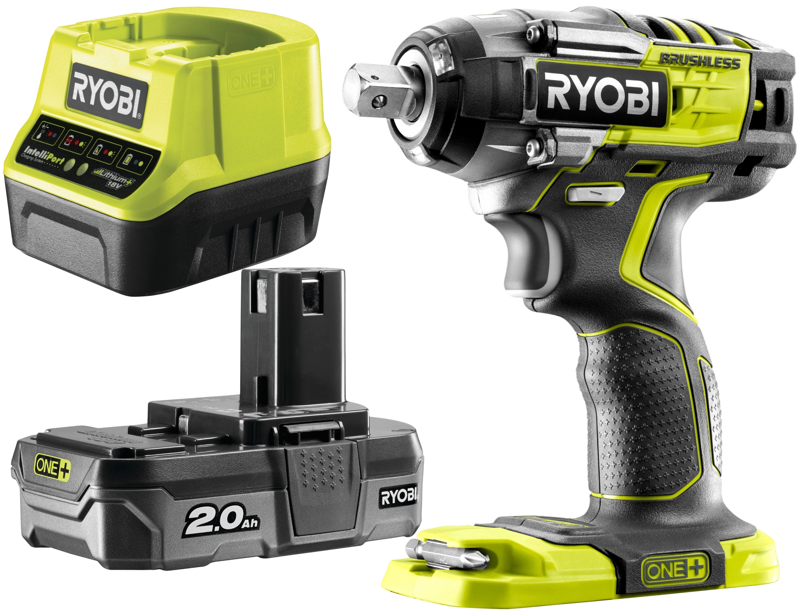 RYOBI KLUCZ UDAROWY 18V R18IW7-0 270NM 1/2'' + 2Ah