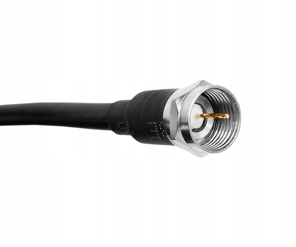 Gotowy kabel antenowy IAPT przewód RG-59 wtyk F / wtyk F 10m Model RG-59