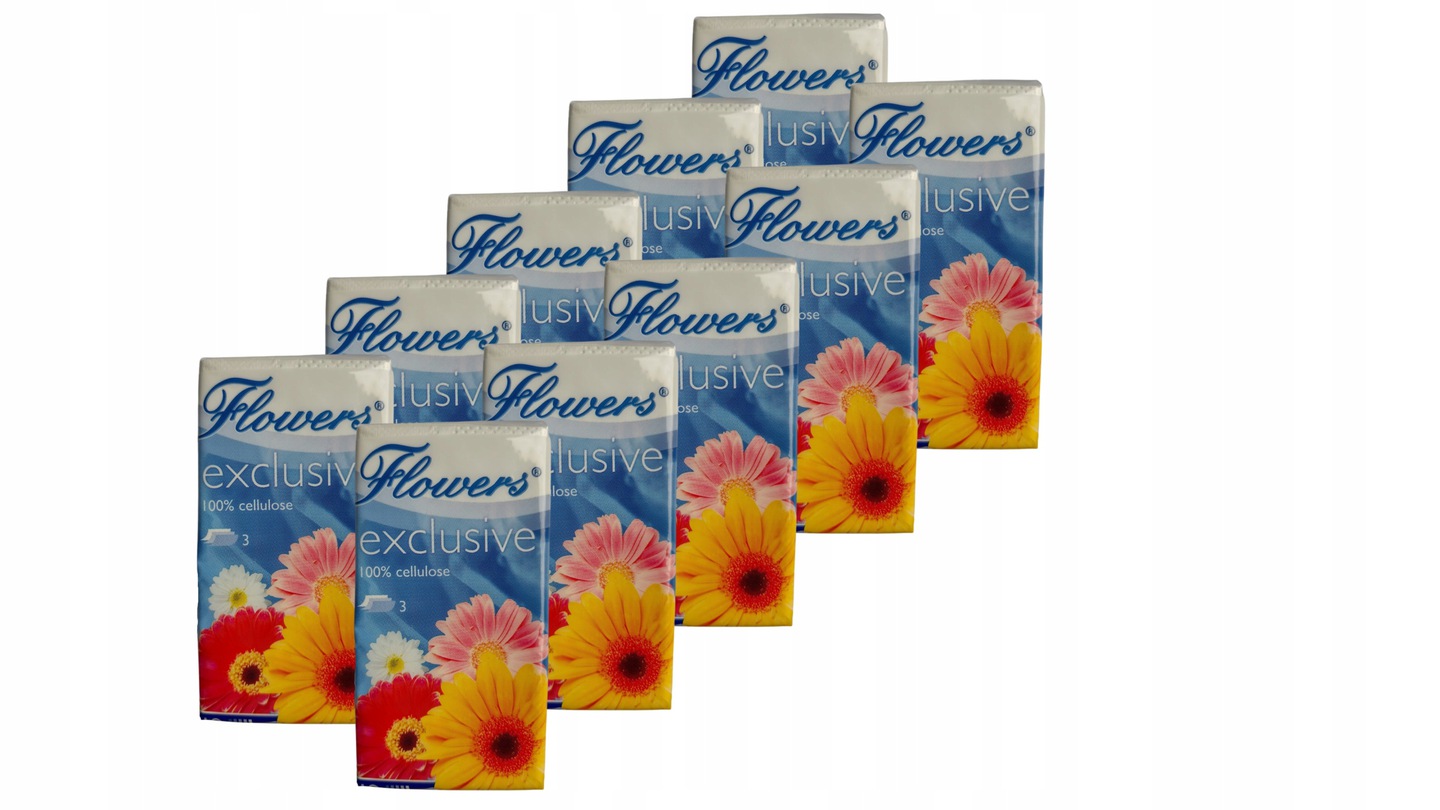 

Chusteczki Higieniczne Flowers Exclusive 10 Szt