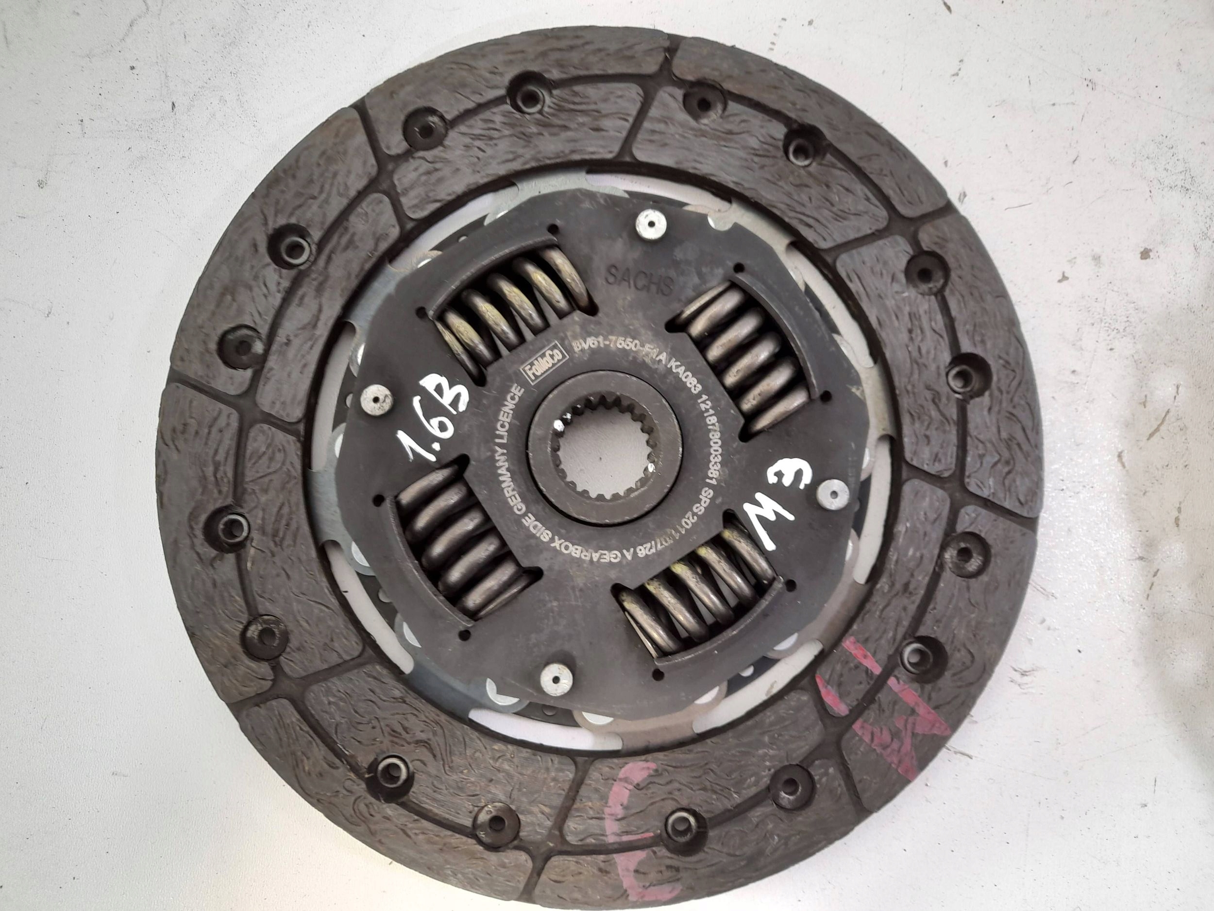Mazda 3 BL 1,6B clutch komplet 8V617550F1A (DS15)
