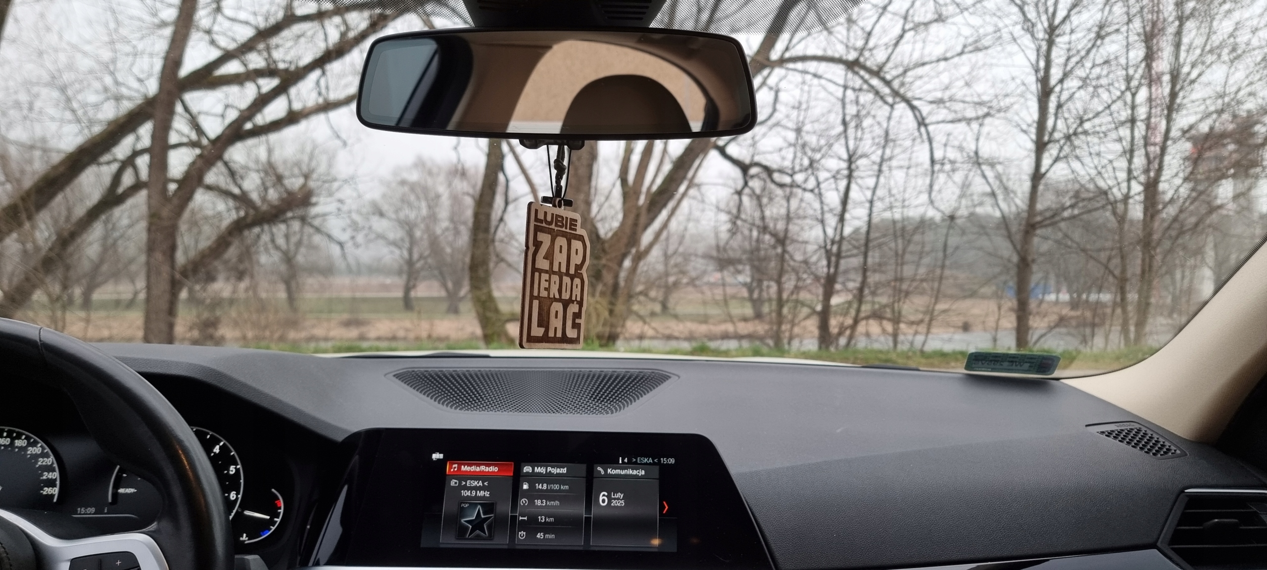 Zawieszka ZAPACHOWA LUBIE ZAPIER*ALAC - Dekoracyjna do Auta + NAKLEJKA Producent Inny