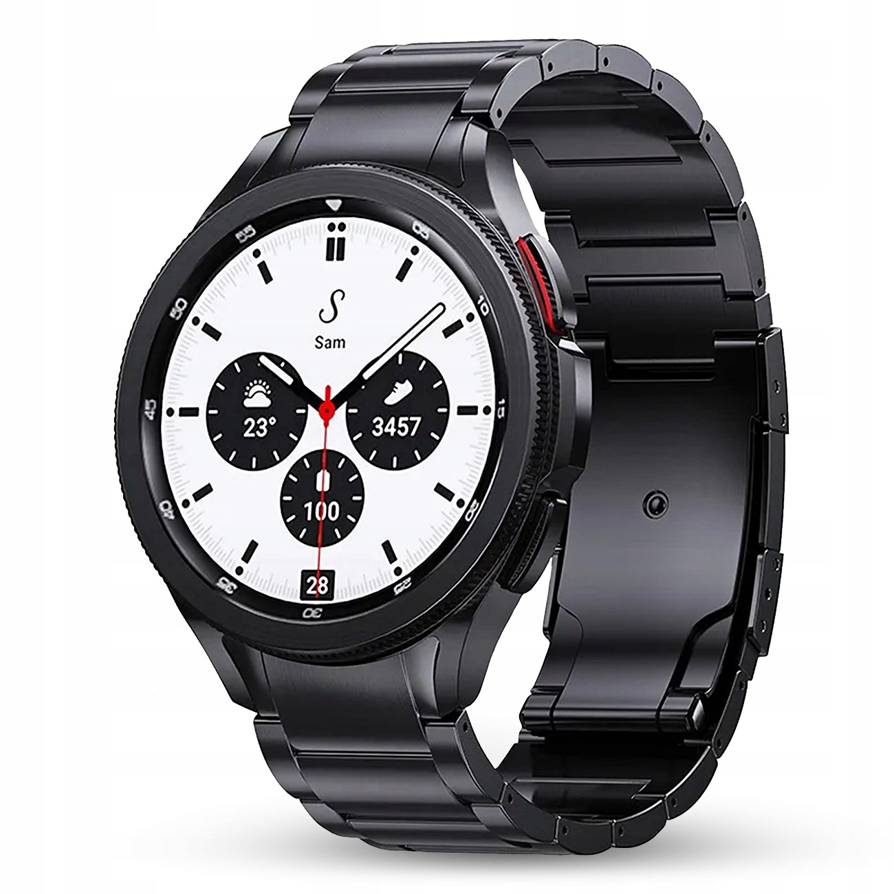 Titanový Náramek Pro Samsung Galaxy Watch 4 5 6 7 Fe Pro od 40 mm do 47 mm