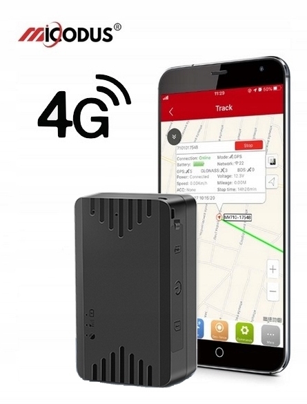Profesionálny Mini Lokátor Gps Vysielač Micodus ML100G 4G Sim 2-4 Dni