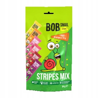 1x 84g BOB snail stripes mix