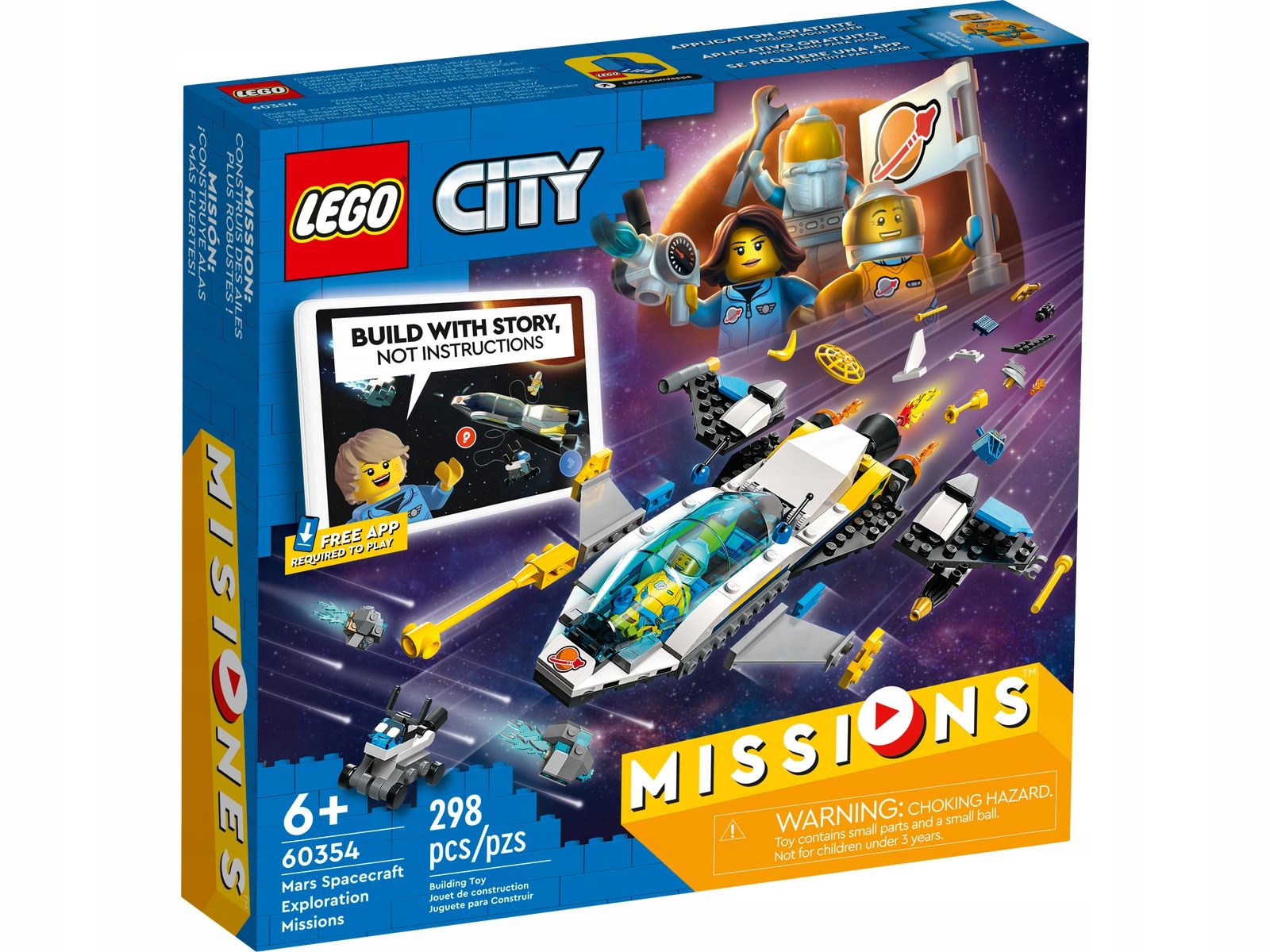 Lego 60354 City Výzkumné výpravy marťanskou lodí