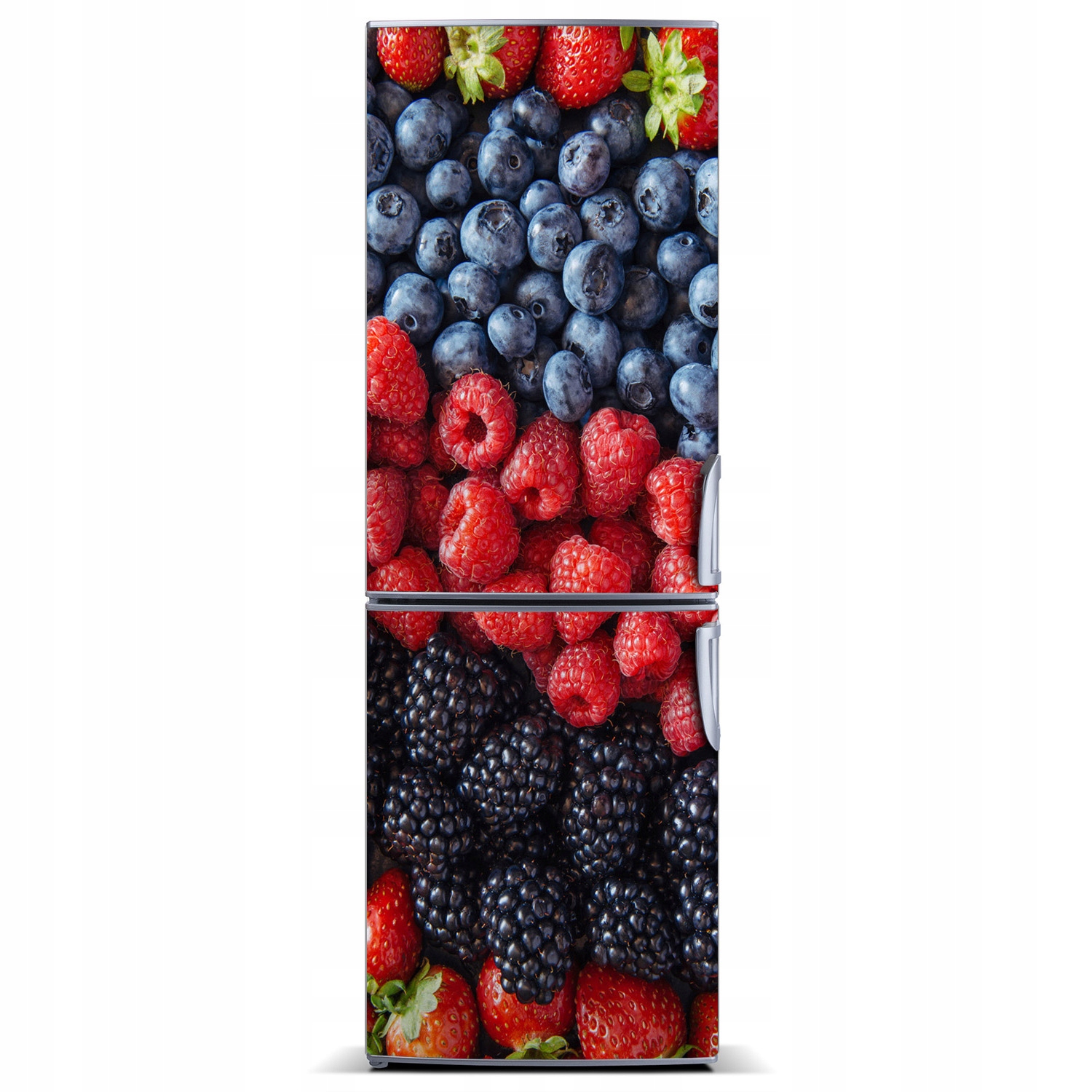 

Naklejka na lodówkę magnetyczna Owoce leśne 60x180