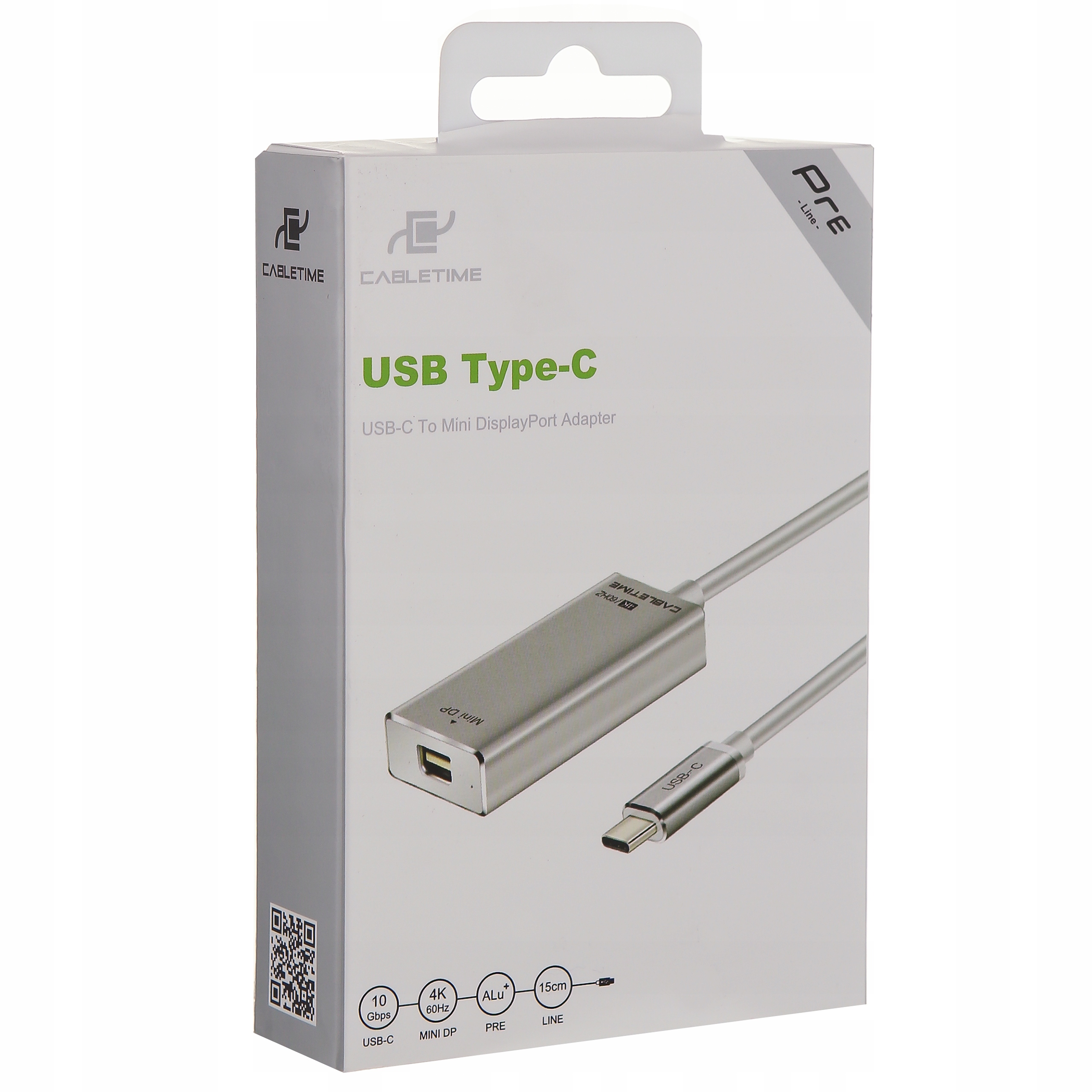AUDA Adapter kabel USB-C 3.1 / mini DisplayPort 4K Marka AUDA