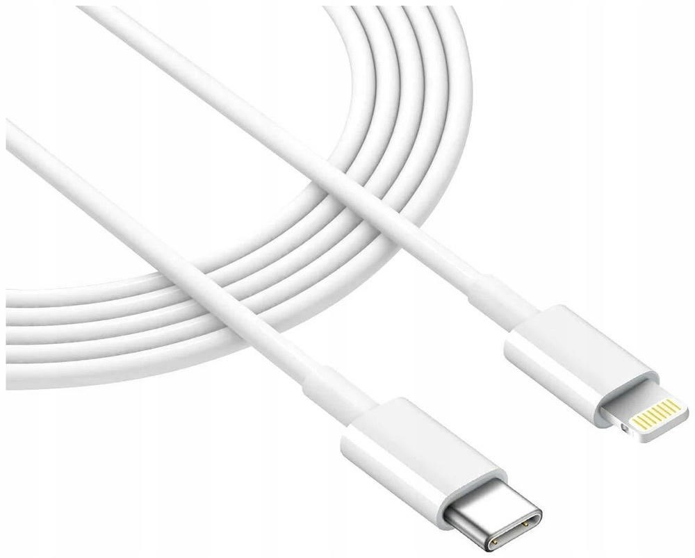 Kabel SH USB typ C - Apple Lightning 3 m biały