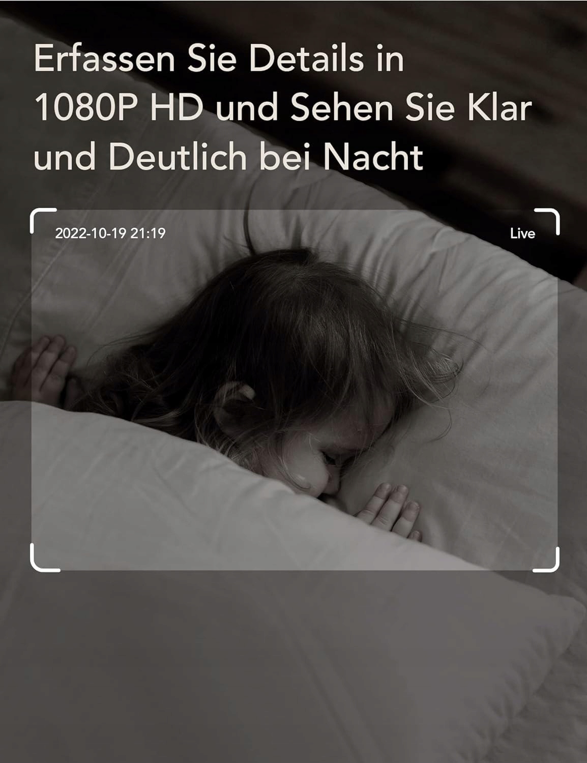 NOOIE Kamera Niania WiFi 1080P HD Nocna Wizja Alexa Detekcja Ruchu — miniatura 4