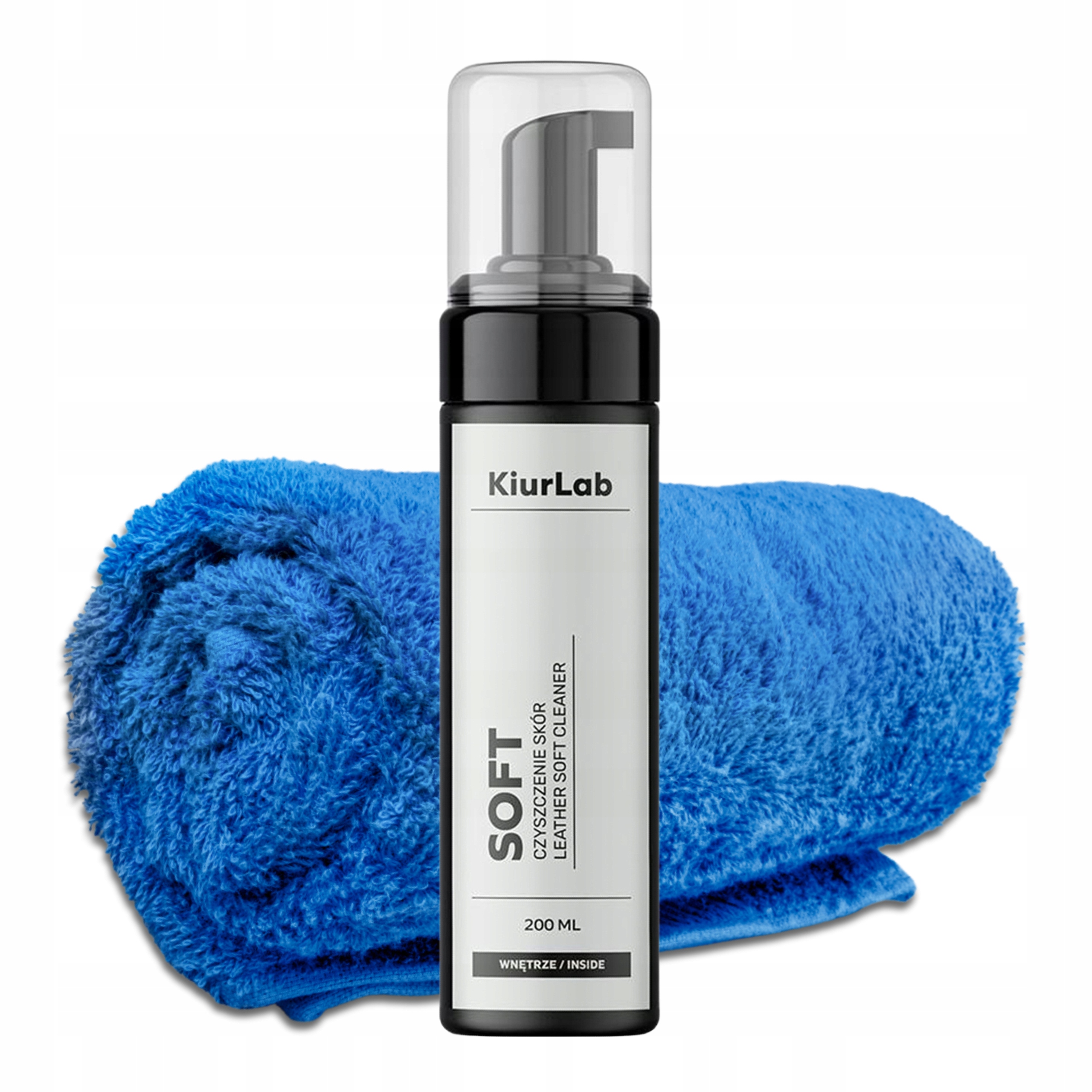 KiurLab Soft Cleaner do czyszczenia skóry naturalnej oraz ekoskóry 200 ml