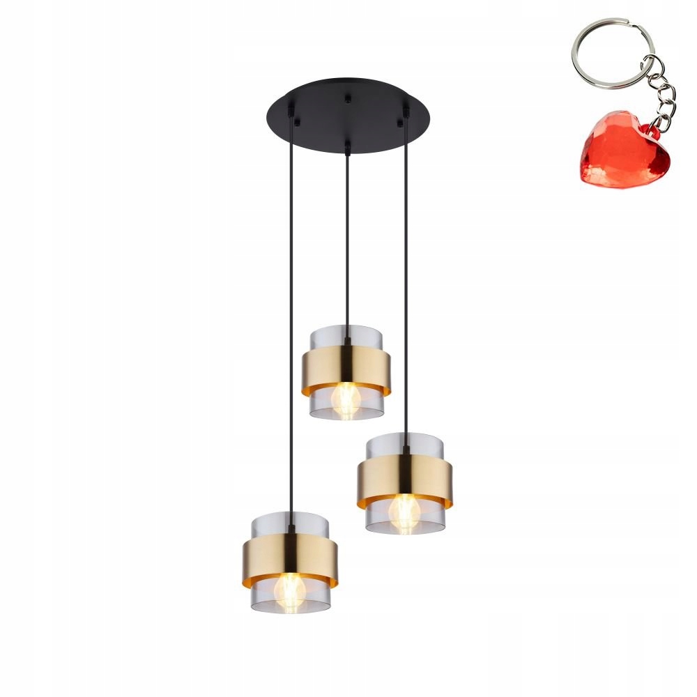 Závesná lampa Milley 15560-3H Globo