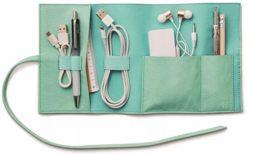 Bookaroo Travel Tech-tidy Organizer Podróżny Miętowy