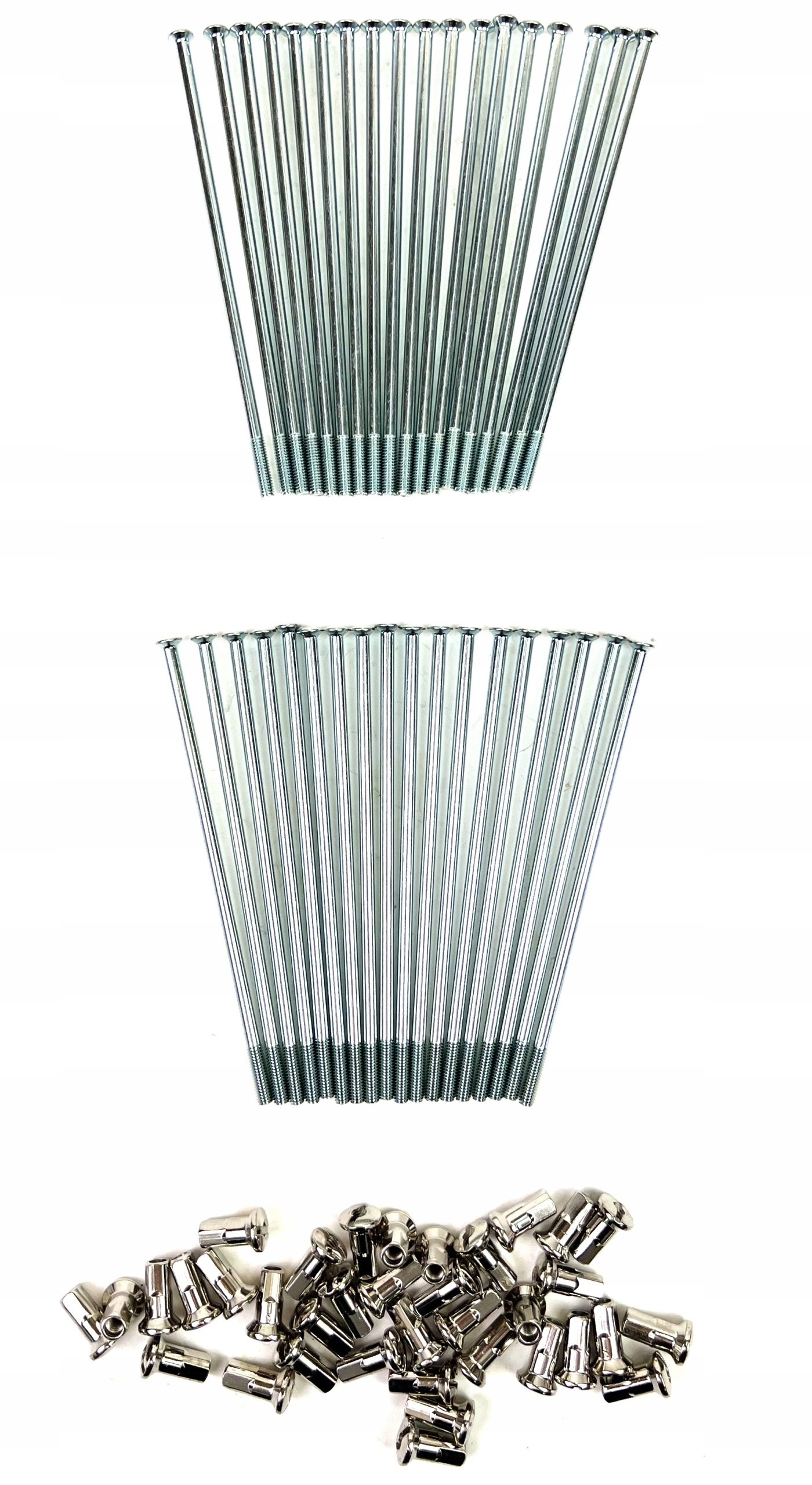 Szprychy koła nyple Jawa 250 350 353 354 Duells chrom M4x110,5 36 szt