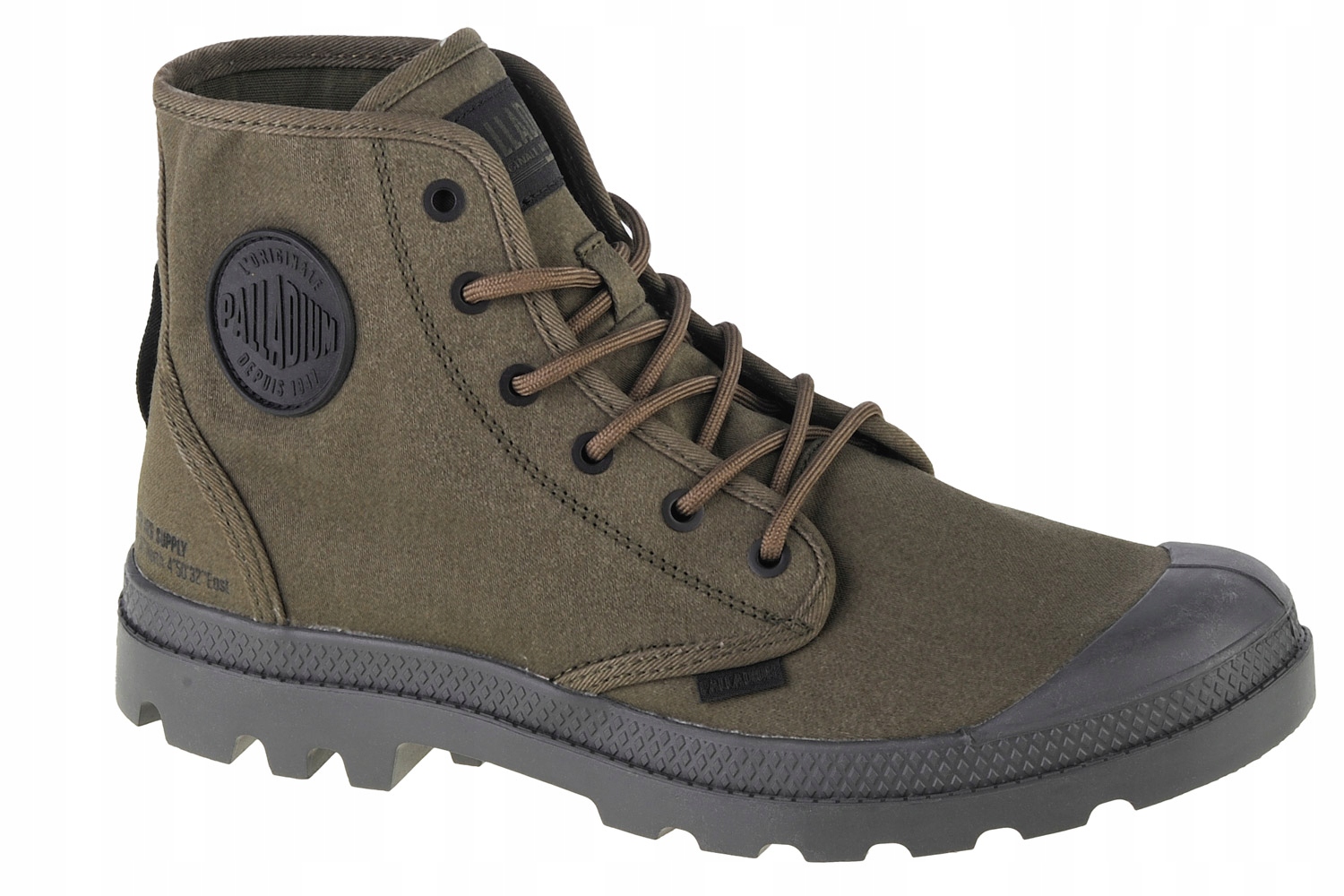 Palladium Pampa Hi Htg Supply (37) Boty Tenisky Unisex Látka Zelená