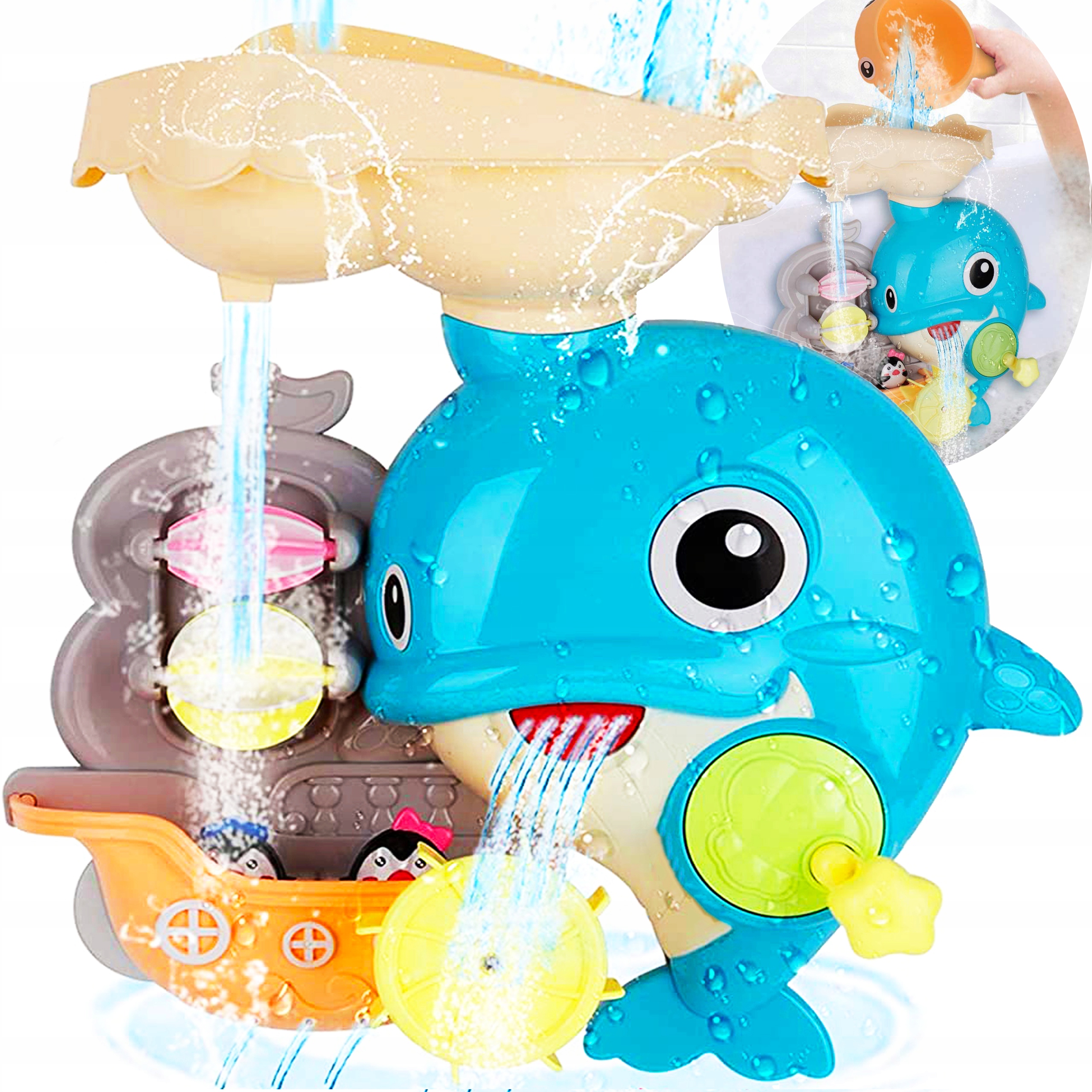 

Delfinek Do Kąpieli Wanny Do Wody Delfin Prysznic