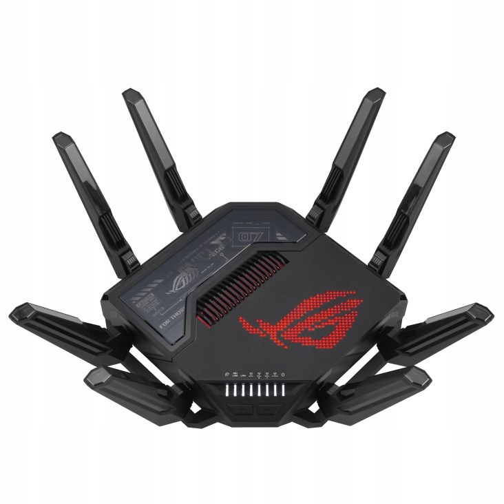 Asus Rog Rapture GT-BE98 Gaming Router, WiFi 7, Dual 10G Ports, Aura…
