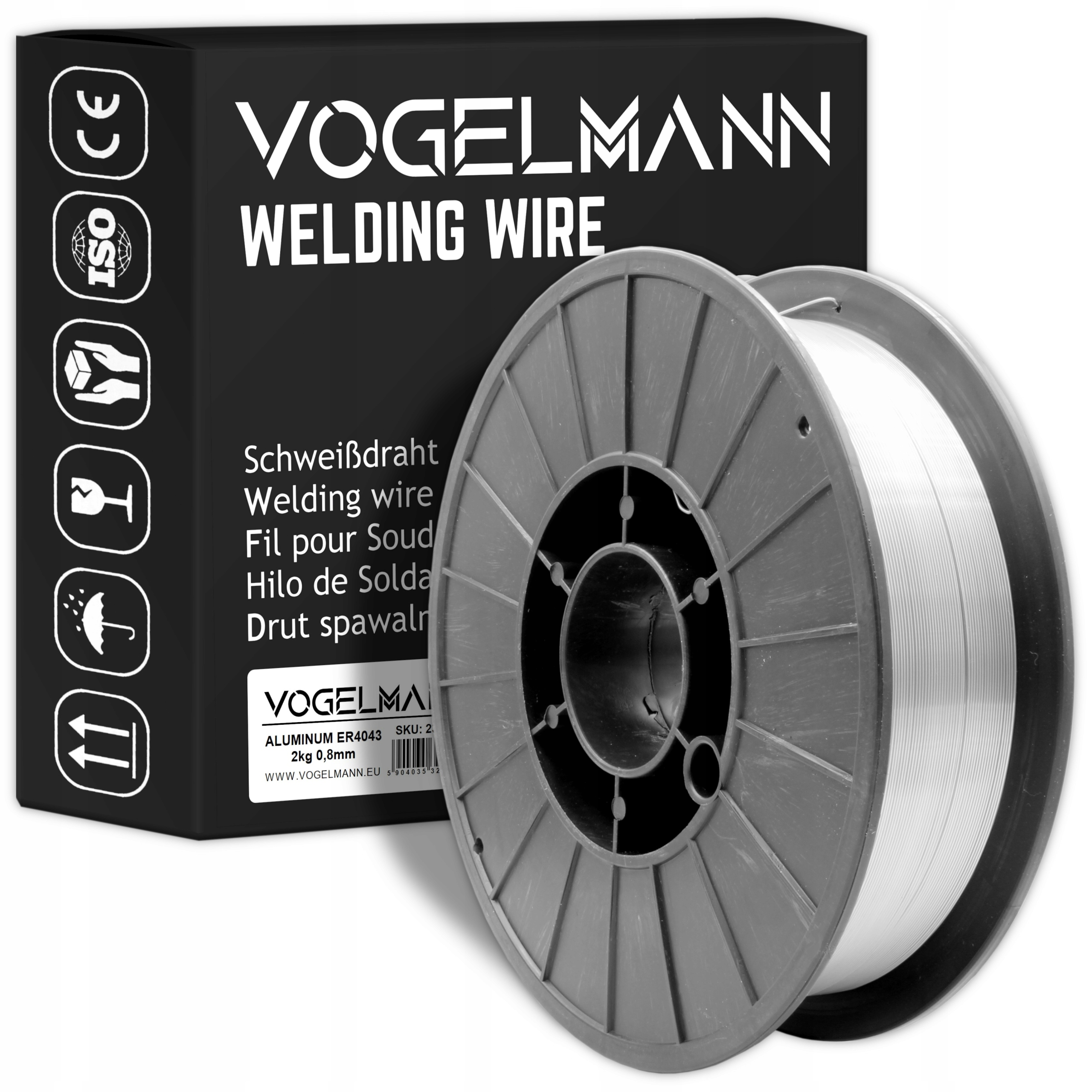 

Drut spawalniczy Mig Aluminium ER4043 0,8mm 2kg