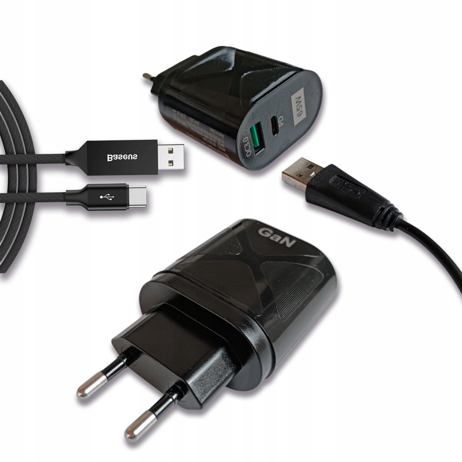 Szybka ładowarka sieciowa 65W USB, PD 3.0 (USB-C) Marka Interlook