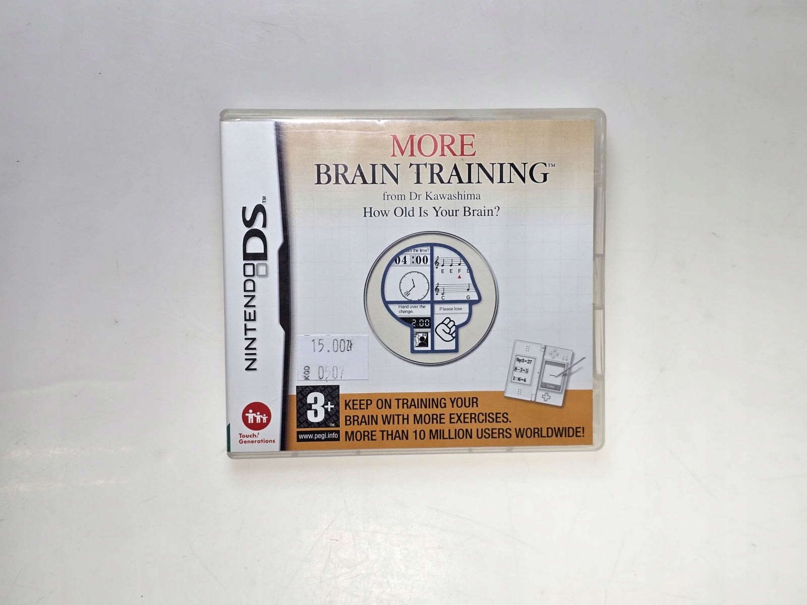 БОЛЬШЕ ТРЕНИРОВКИ МОЗГА NINTENDO DS