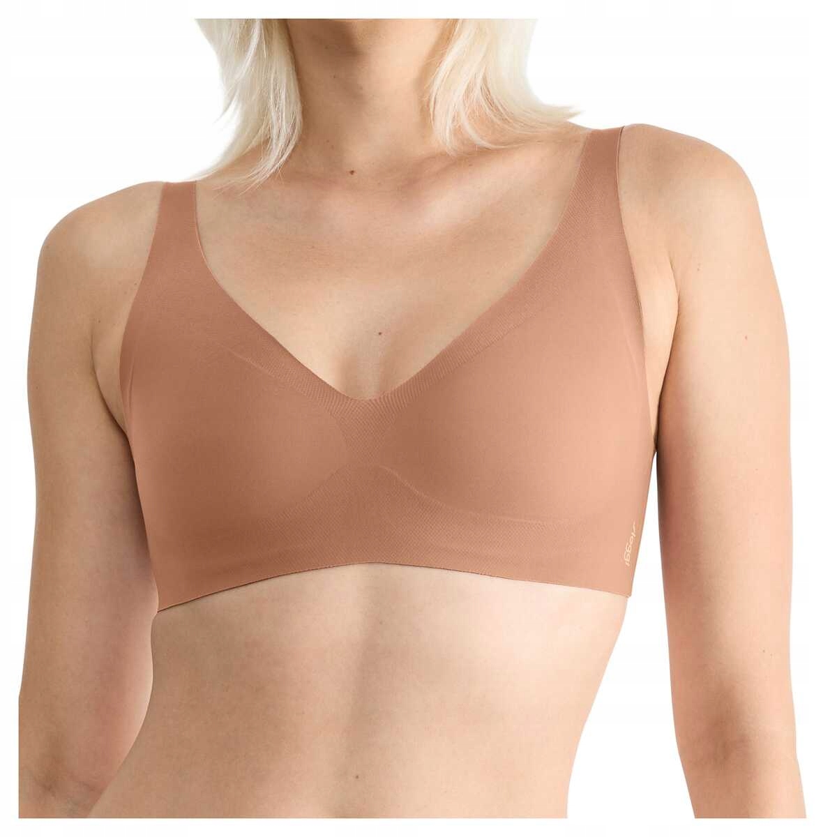 Sloggi Měkká bezešvá podprsenka Zero Feel Soft bra 2.0 béžová M+
