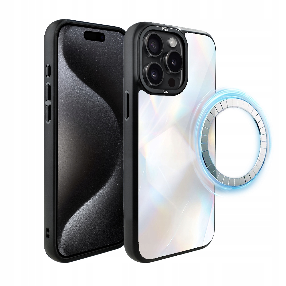 Pouzdro pro iPhone 15 Pro Max Ibizu DropGuard Matt s MagSafe, Diamond