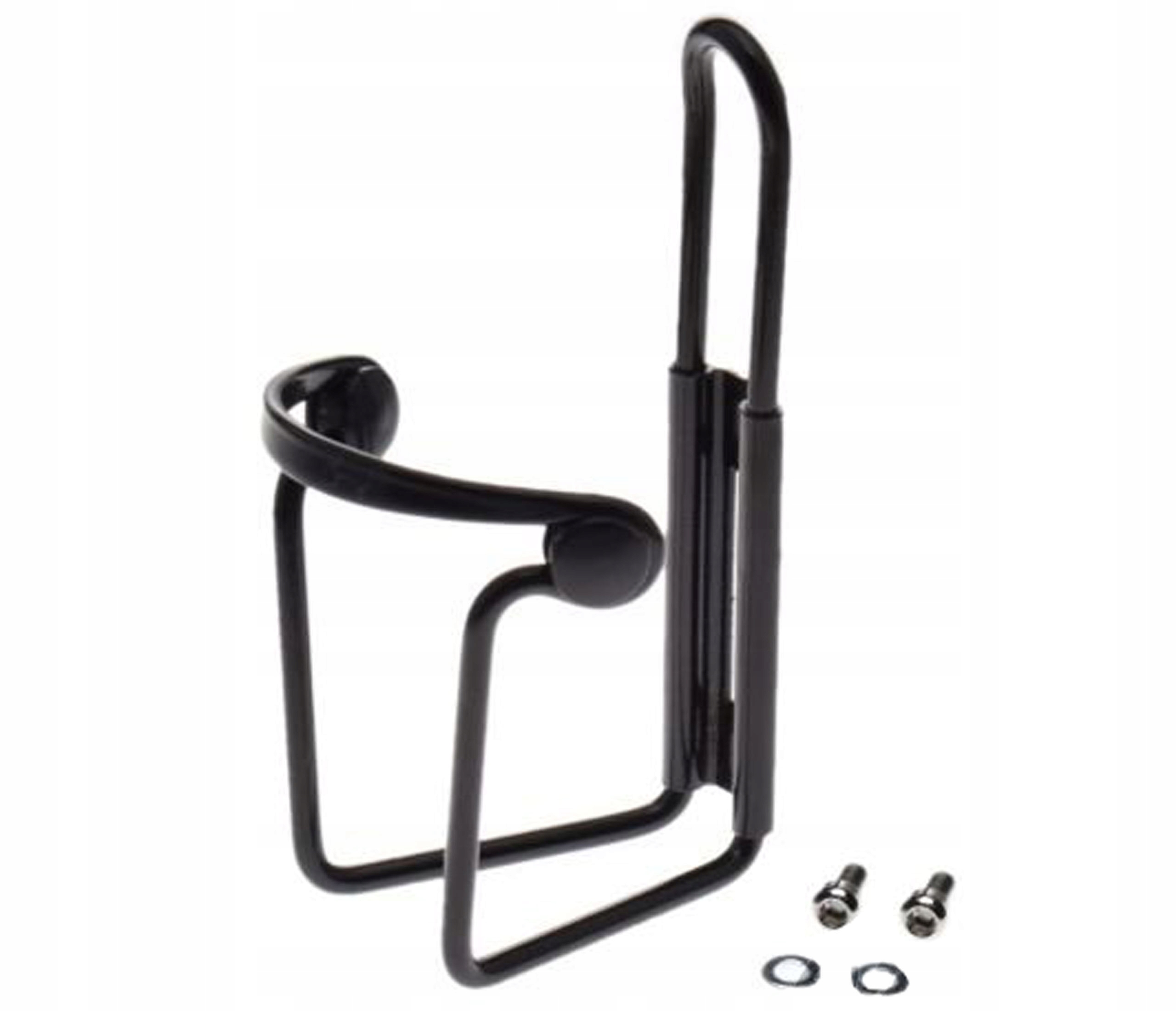 

Koszyk Na Bidon Rowerowy Uchwyt Alu Czarny Śruby