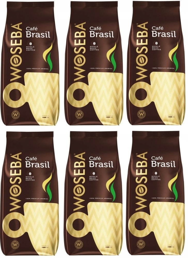 Woseba Cafe Brasil kawa ziarnista 1kg x 6