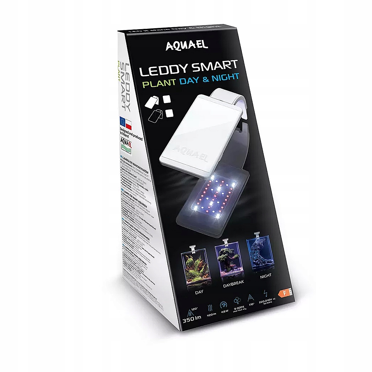 Levně Led osvětlení Aquael Leddy Smart 4,8W Plant Day & Night černá