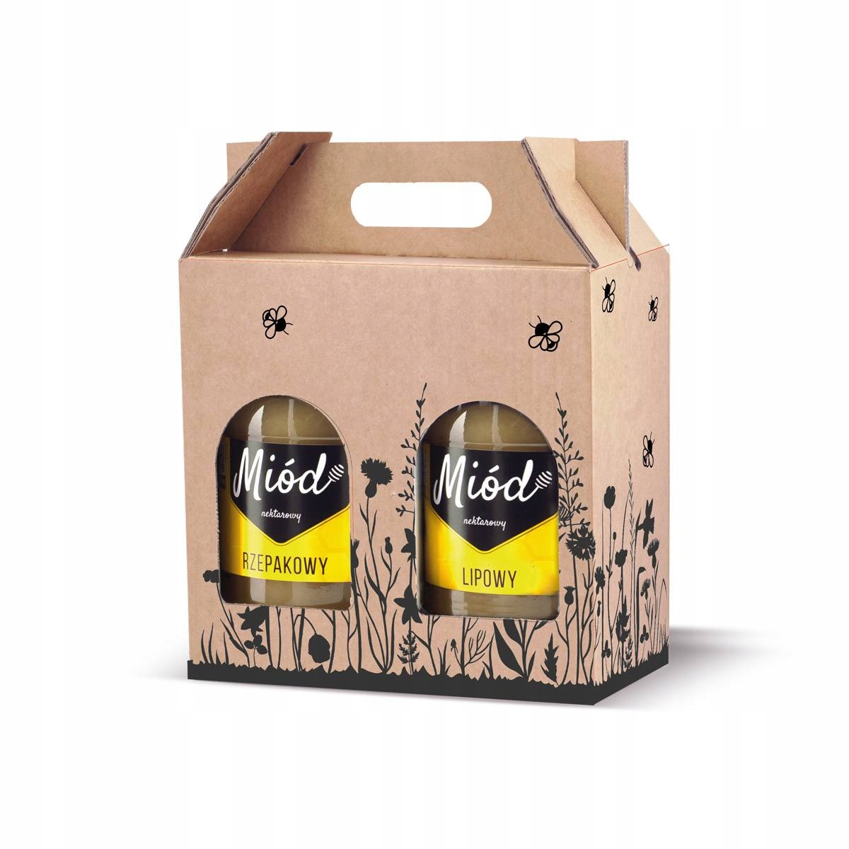 

Pudełko na 2 słoiki 900ml (10szt) P17B