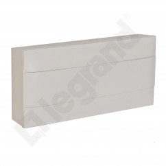 Nástěnný rozvaděč Practibox S 1x22 s bílými dveřmi