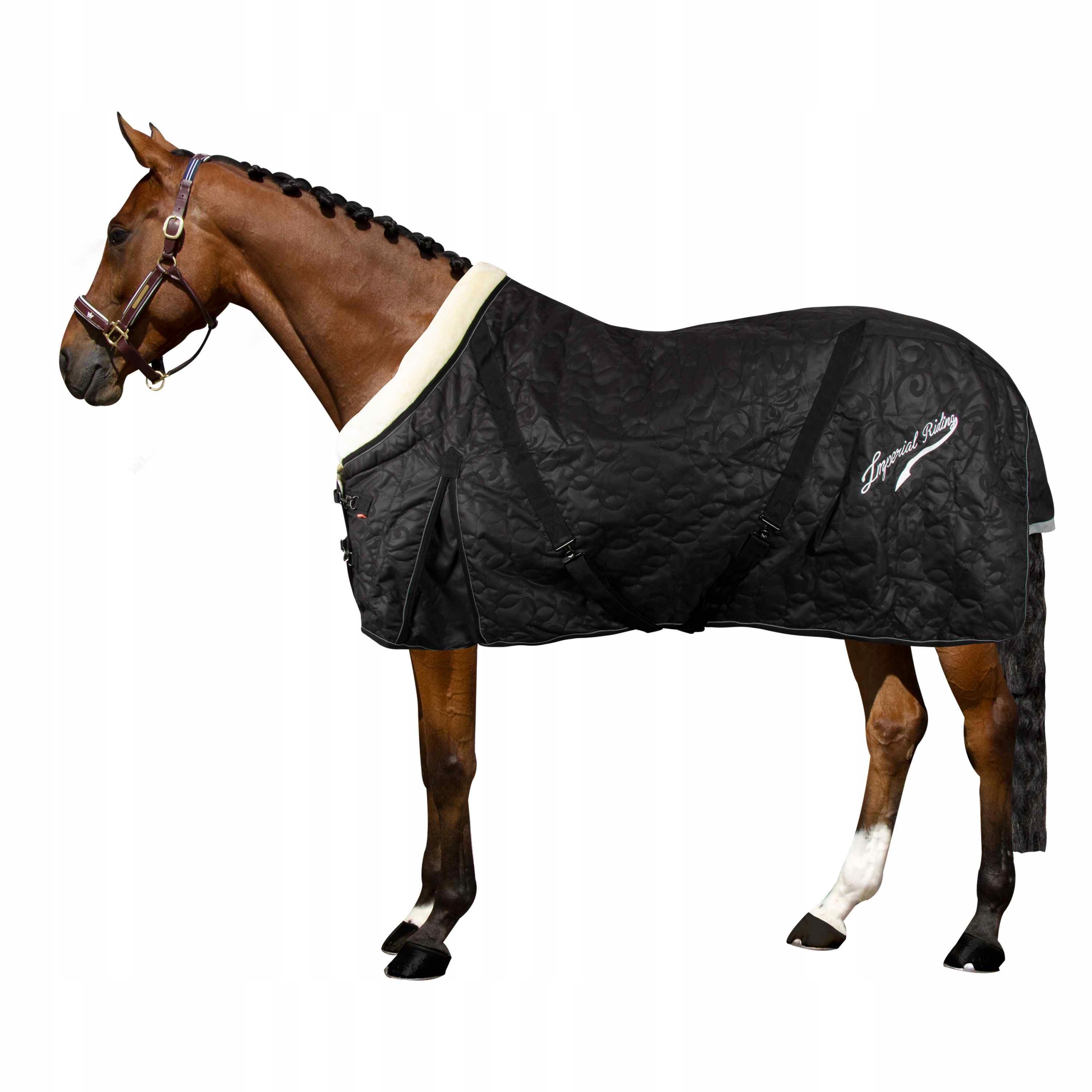 Imperial Riding Derka zimowa stajenna Super-dry 250gr Black 125cm