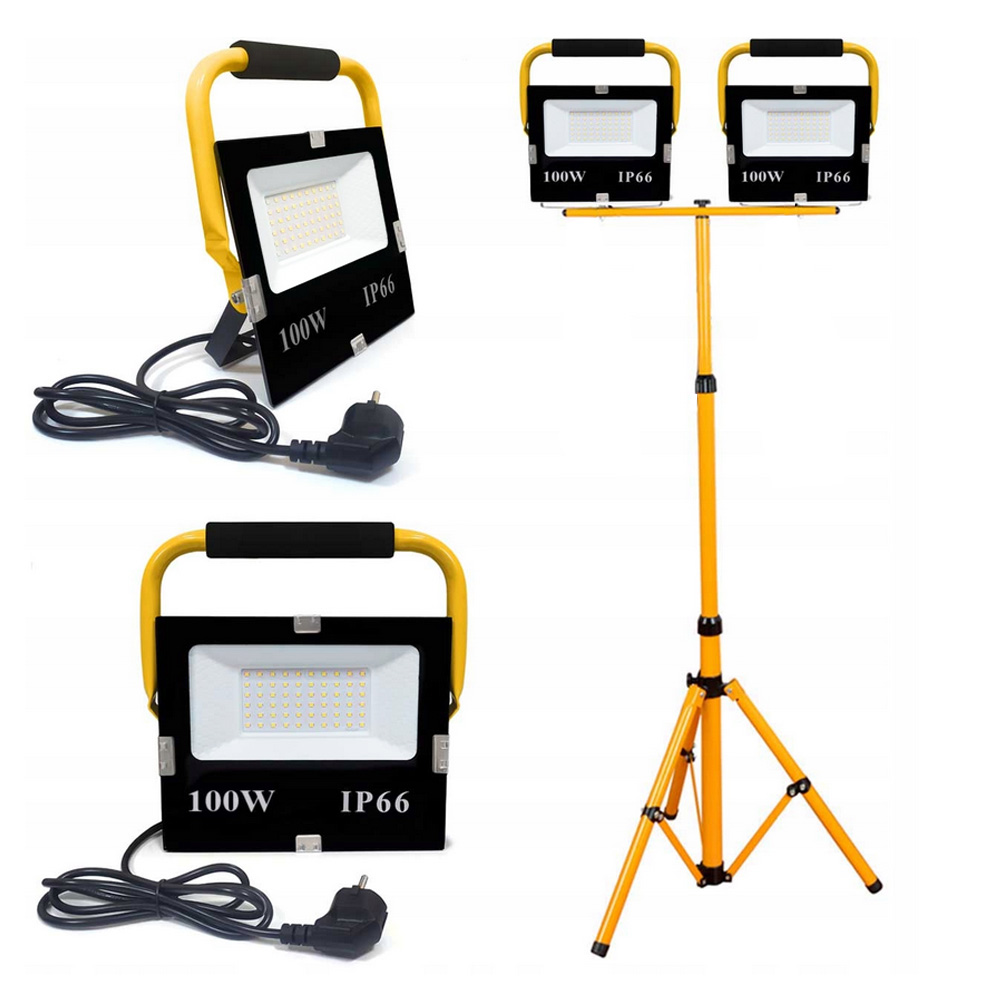 

2X 100W Lampa Led Halogen Reflektor Statyw Roboczy