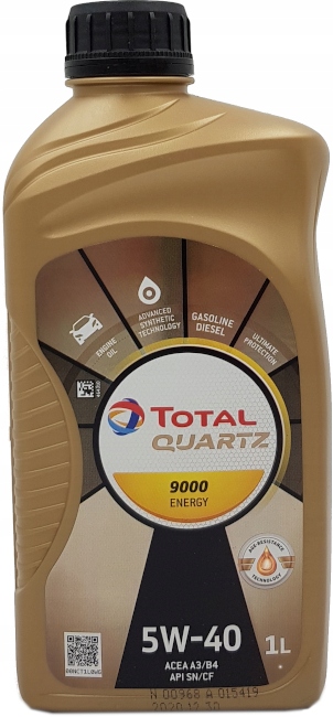 

Total Quartz 9000 Energy 5W40 1L 502 505 00 229.1