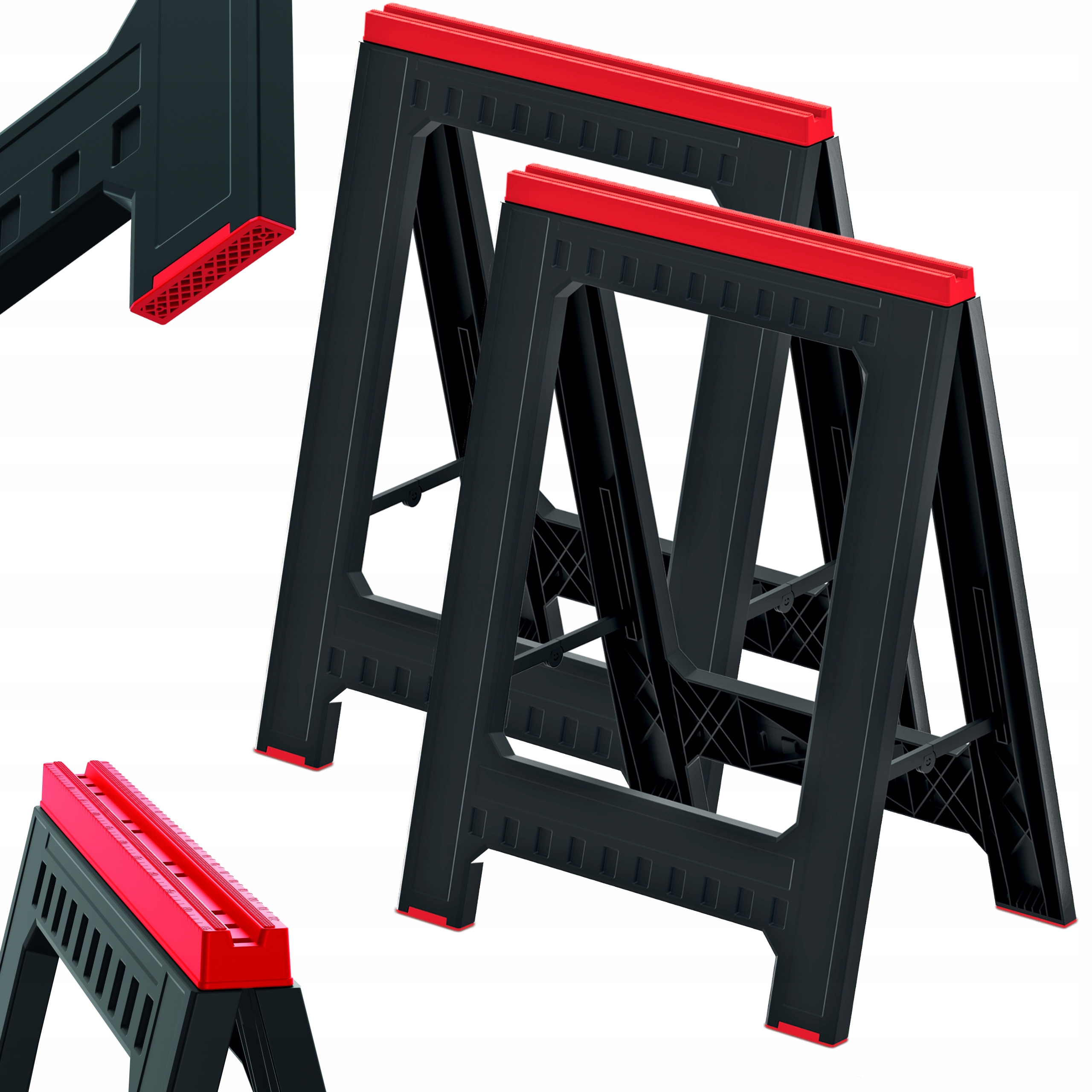 Cavalletti Da Lavoro Scheppach MWB600 - Confezione Da 2 Pezzi Per Fai Da Te E Professionisti - Foto 2