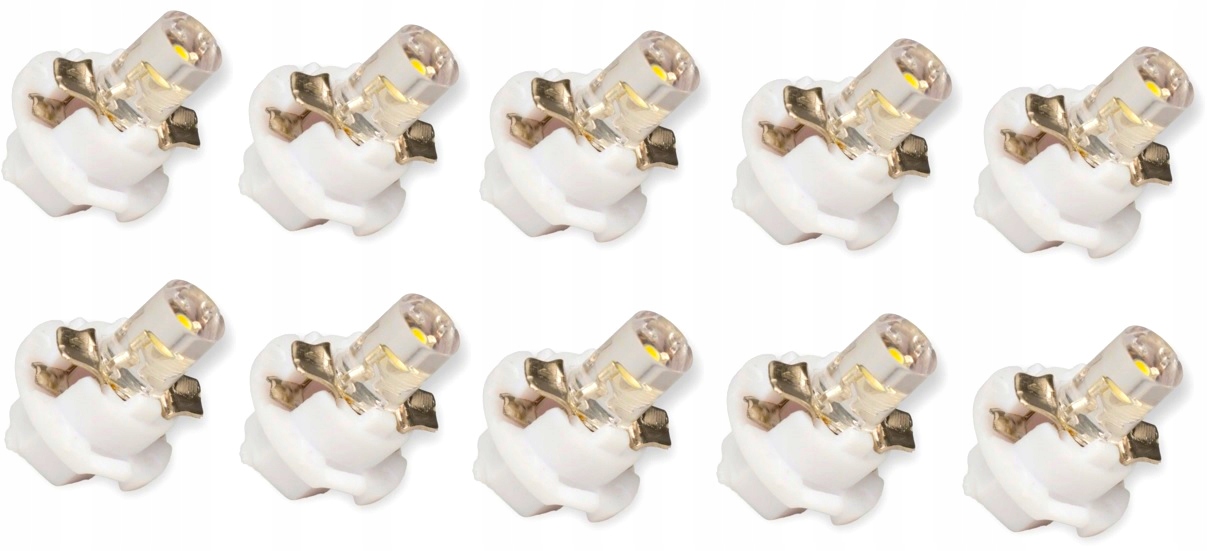 ŻARÓWKA LED R5 T5 oprawa B8.4D licznik 12V 10sztuk