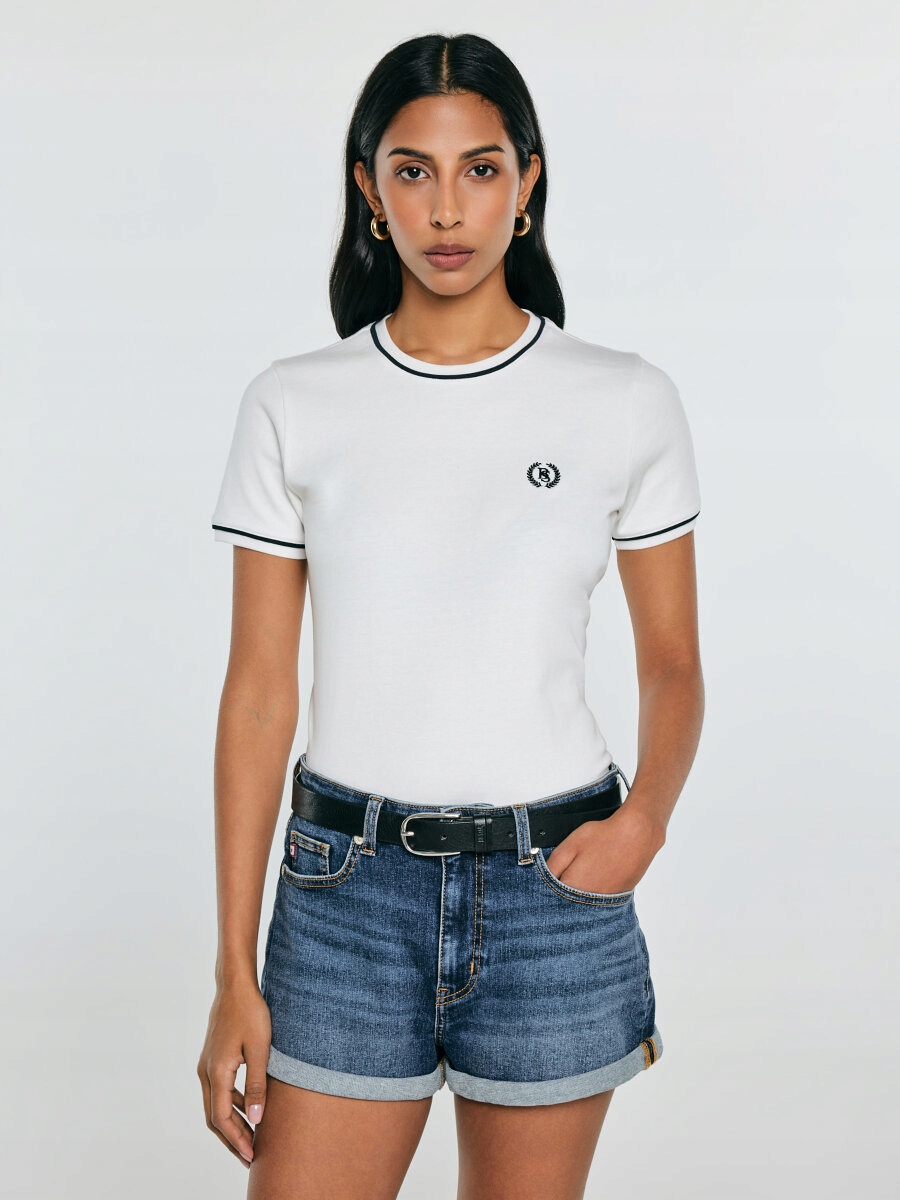 Big Star Tričko krémové Lemoure 102 XXL