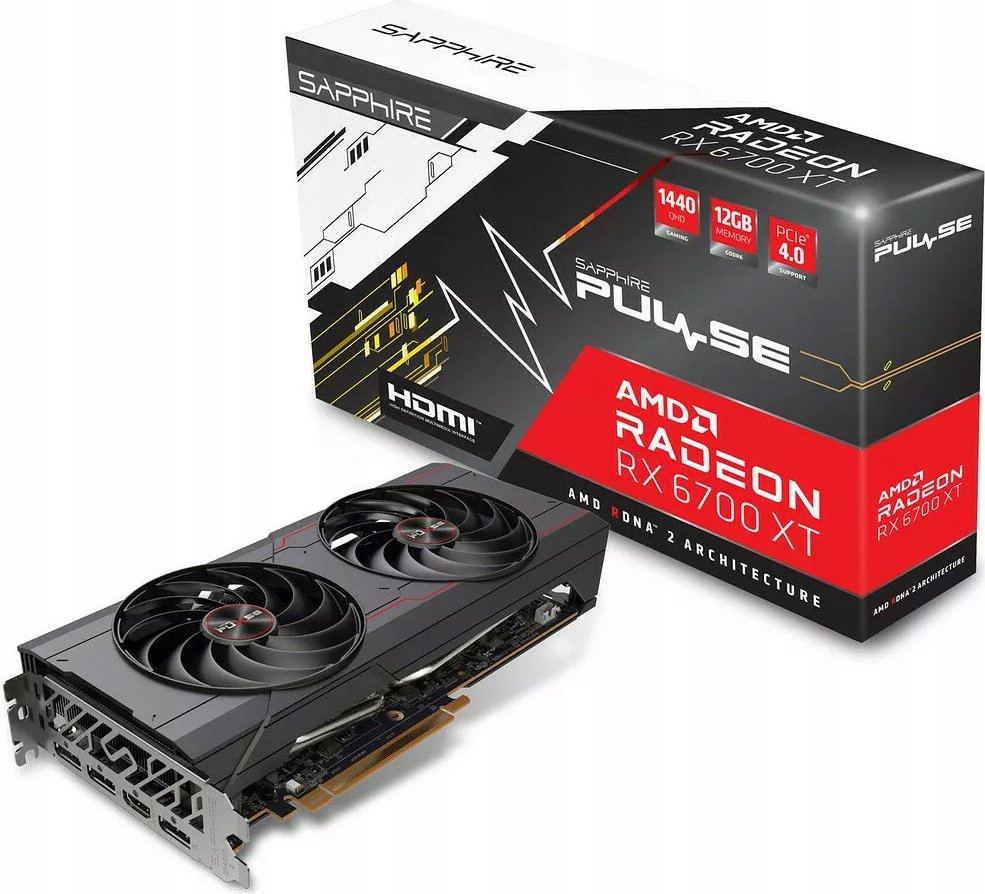 Karta graficzna SAPPHIRE RX 6700 XT Pulse 12 GB