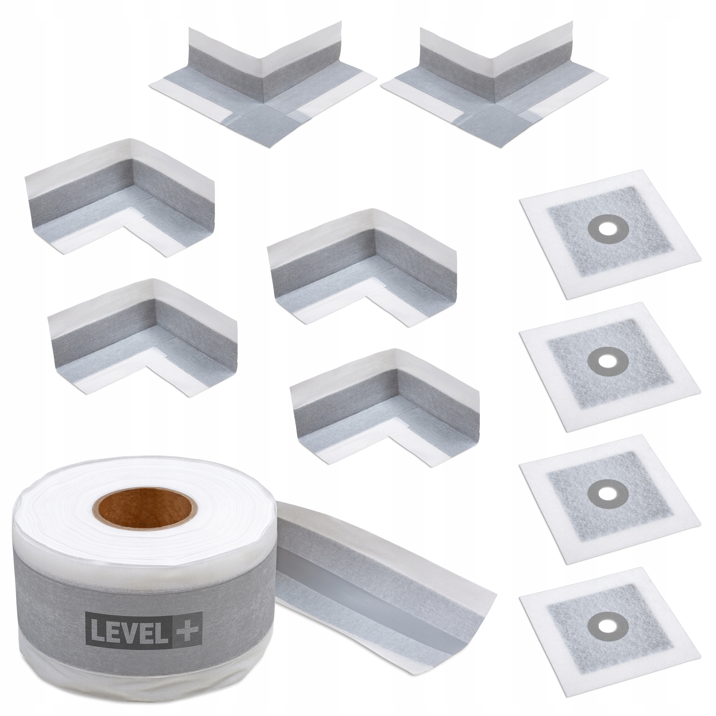 Páska 20 m Sada rohů Manžety Hydroizolace