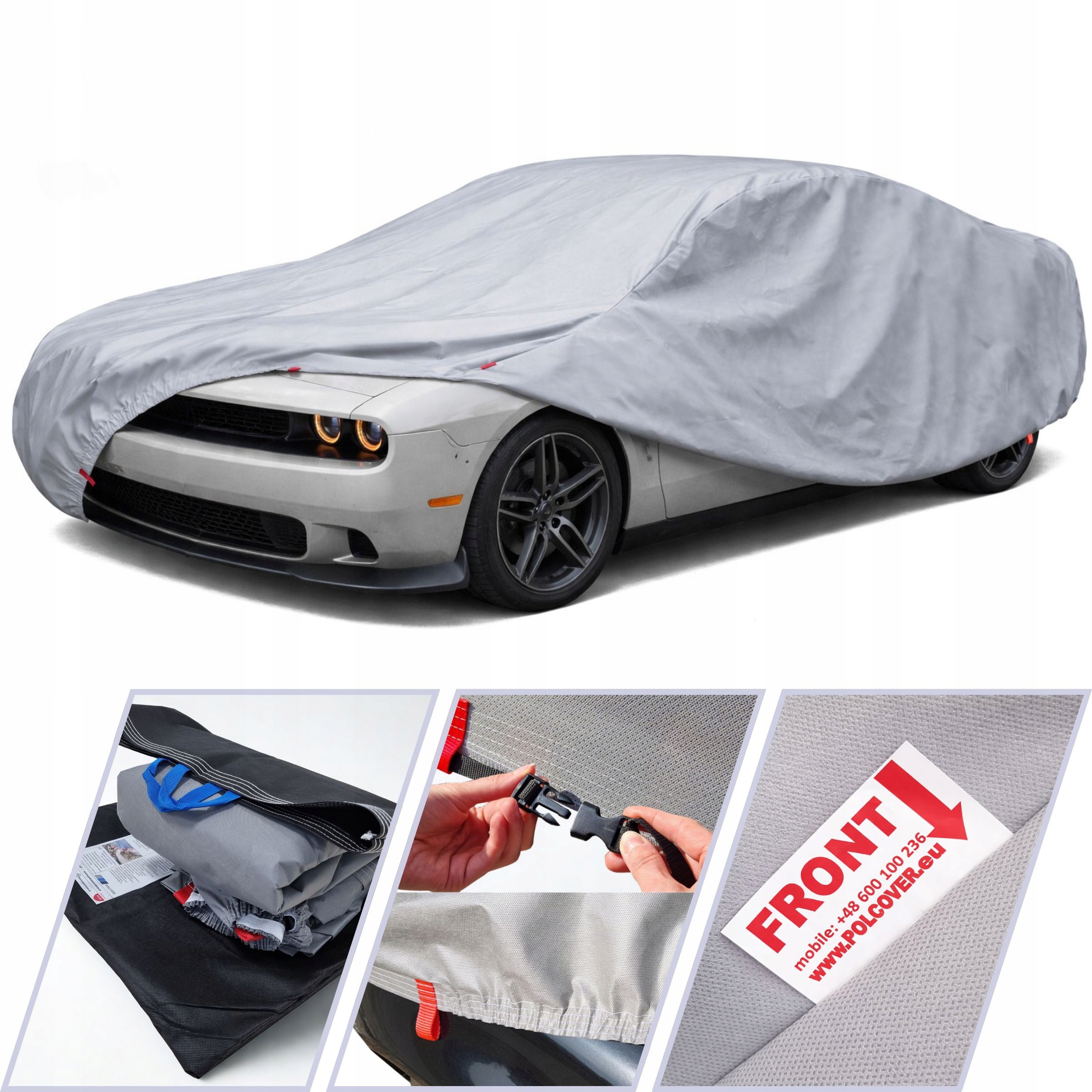 Obal 4W na auto Dodge Challenger II, 4 vrstvy Pas