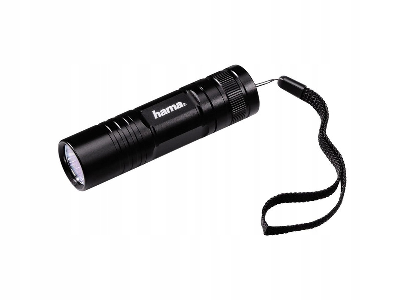 Czarna latarka HAMA Led Regular R-103