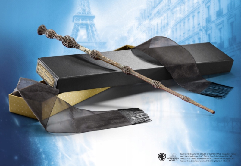 Fantastická zvířata deluxe hůlka Gellert Grindelwald sběratelská replika