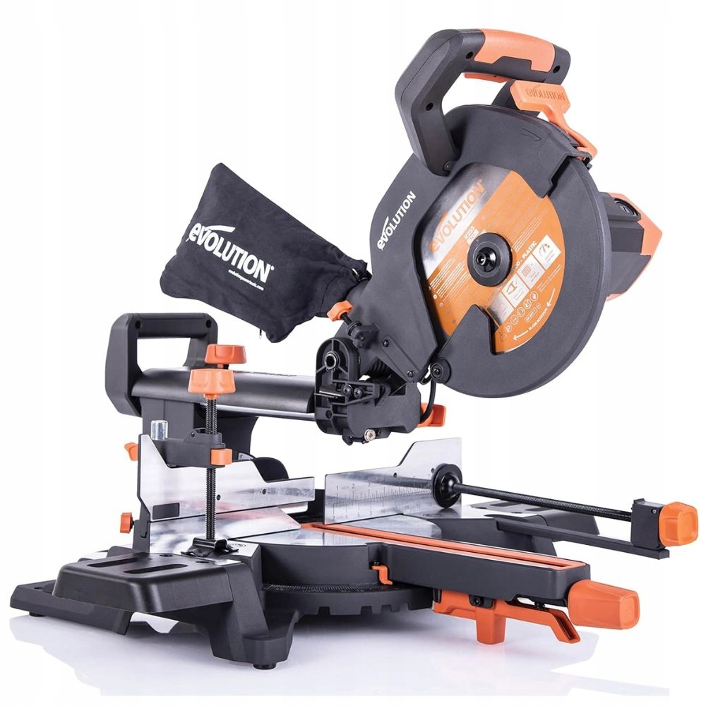 Piła Ukośnica Do Drewna Evolution Power R255SMS+ Pilarka 255 MM Posuw Laser