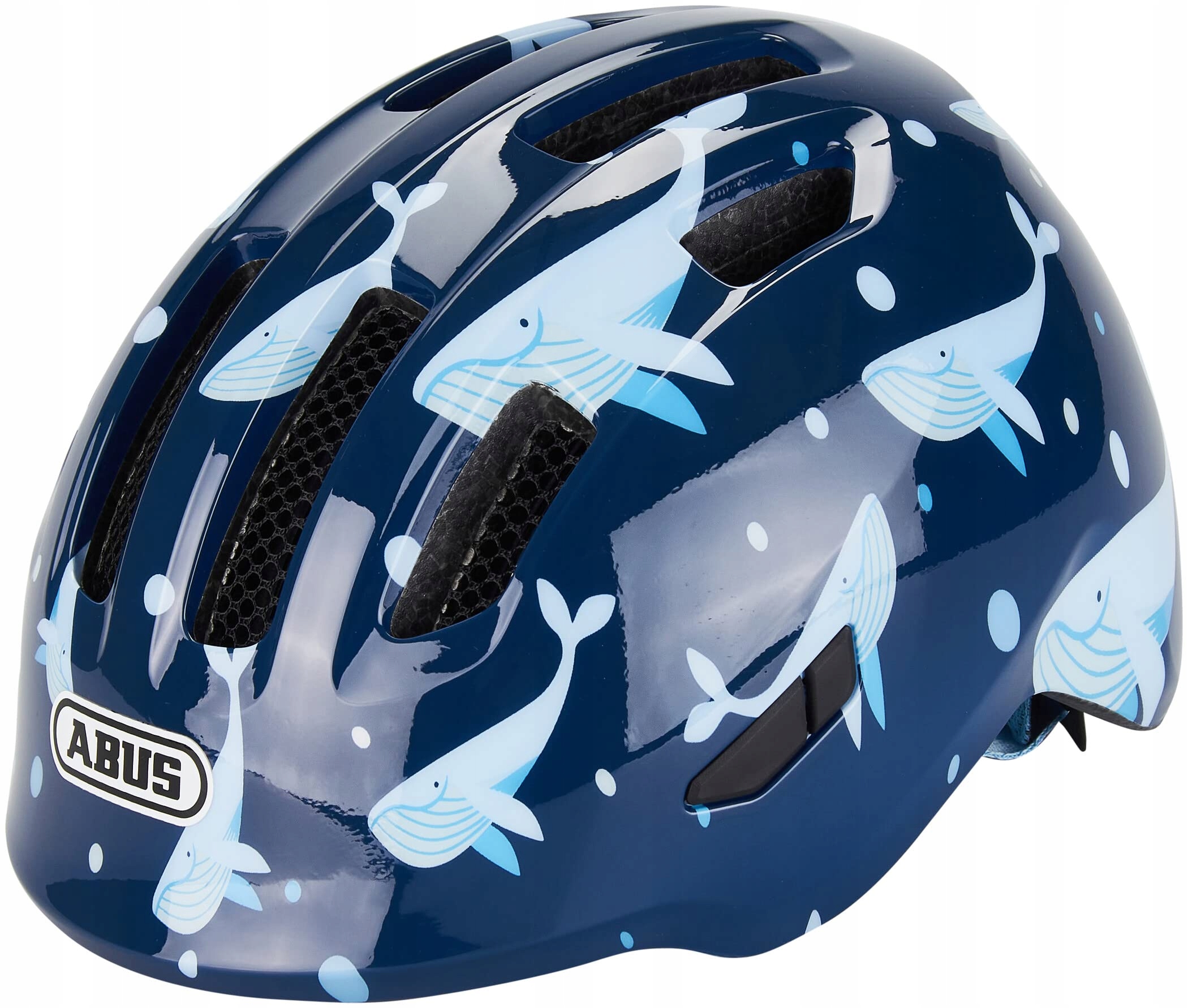 Dětská cyklistická přilba Abus Smiley 3.0 blue whale 50-55 cm (M)