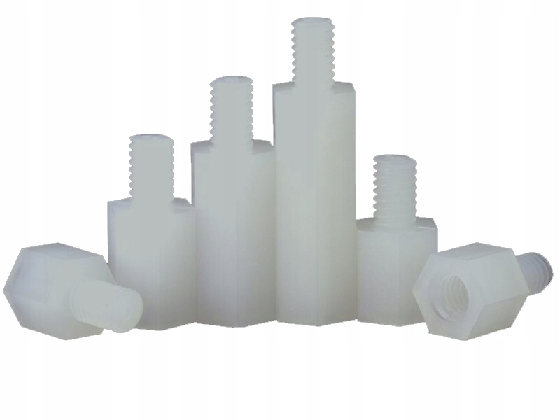 Tulejka poliamid L8mm M3 wew/zew TP-8-100szt